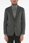 Corneliani Cc Collection 2 Button Blazer Right With Patch Pocket In Black