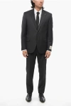 Corneliani Cc Collection Virgin Wool Reset Suit With Flap Pockets