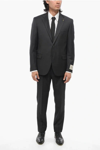 CORNELIANI CC COLLECTION 2 BUTTON RIGHT SUIT WITH NOTCH LAPEL
