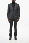 Corneliani Cc Collection 2-button Virgin Wool Suit In Gray
