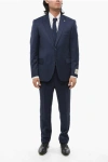 Corneliani Cc Collection District Check Reset Virgin Wool Suit