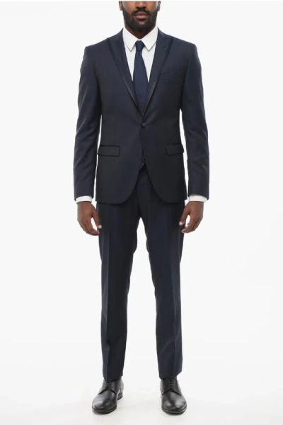 Corneliani Cc Collection 3 Pieces Reset Cerimonia Suit With Satin Detai Grösse 50