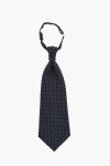 Corneliani Cc Collection All-over Embroidered Silk Ascot Tie
