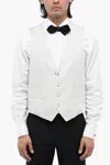 Corneliani Cc Collection Anthemion-print Refined Cermo Waistcoat With 4 In Grey