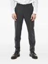 Corneliani Cc Collection Belt-loop Trousers In Black