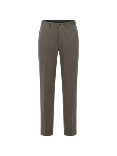 Corneliani Cc Collection Chino Trousers In Brown