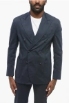 Corneliani Cc Collection Double-breasted Blazer With Peak Lapel