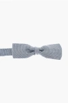 Corneliani Cc Collection Embroidered Bow Tie In Gray