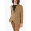 Corneliani Cc Collection Flax Right Side Vents 2-button Blazer
