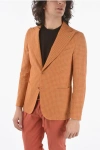 Corneliani Cc Collection Gingham Checked Side Vents Peak Lapel Reward 2