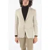 Corneliani Cc Collection Half-lined Blazer With Sewn Pockets And Notch