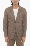 Corneliani Cc Collection Half-lined Houndstooth Suit