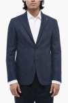 CORNELIANI CC COLLECTION HALF-LINED REFINED BLAZER WITH WELT POCKETS