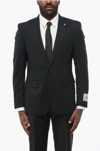 Corneliani Cc Collection Half-lined Refined Jacquard Wool Blazer Grösse 48