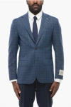 Corneliani Cc Collection Half-lined Refined Jacquard Wool Blazer Grösse 50
