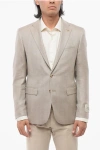 Corneliani Cc Collection Half-lined Refined Silk Blend Blazer