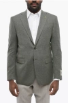 Corneliani Cc Collection Half-lined Refined Virgin Wool Blazer