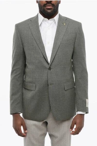 Corneliani Cc Collection Half-lined Refined Virgin Wool Blazer