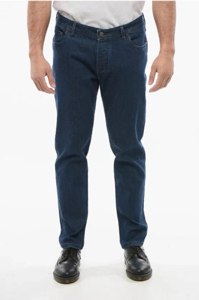 Corneliani Cc Collection High-waisted Slim Fit Jeans