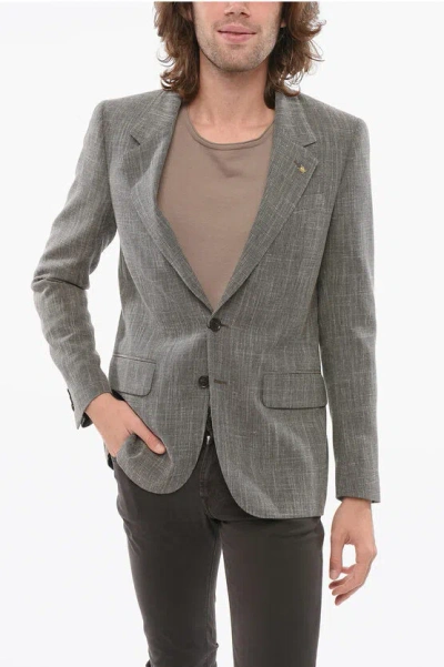Corneliani Cc Collection Hopsack Reset Blazer