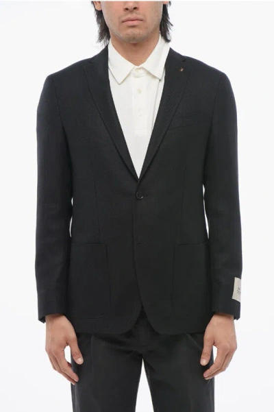 Corneliani Cc Collection Hopsack Right Blazer