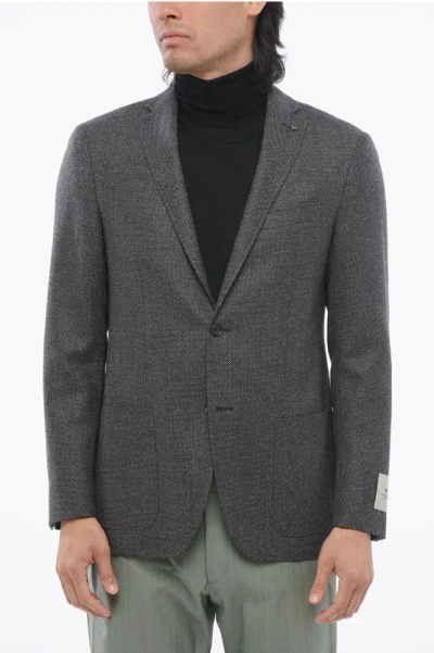 Corneliani Cc Collection Hopsack Right Blazer
