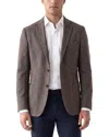 Corneliani Cc Collection Hopsack Wool-blend Blazer In Red