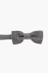 Corneliani Cc Collection Houndstooth Patterned Silk Bow Tie
