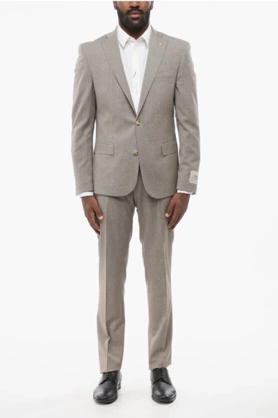 Corneliani Cc Collection Houndstooth Reset Virgin Wool Suit Grösse 52