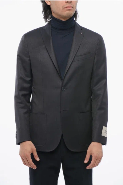 Corneliani Cc Collection Houndstooth Right Blazer