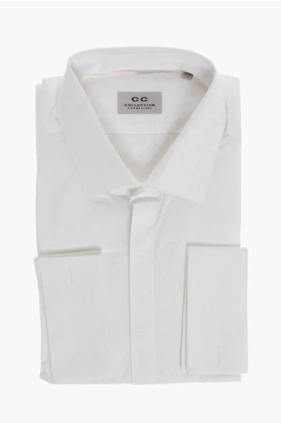 CORNELIANI CC COLLECTION JACQUARD COTTON SHIRT