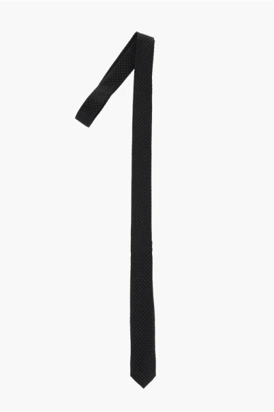 Corneliani Cc Collection Jacquard Silk Slim Tie