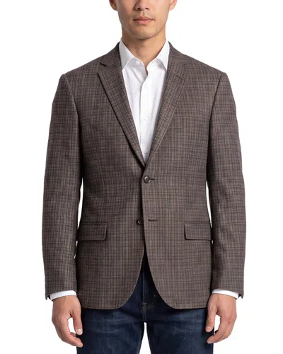 Corneliani Cc Collection Linen & Wool-blend Blazer In Multi