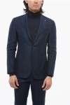 Corneliani Fulltime Cc Collection Wool Blend Blazer With Welt Pockets