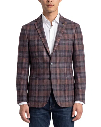 Corneliani Cc Collection Linen-blend Blazer In Multi