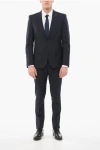 Corneliani Cc Collection Mohair Blend Reset Slim Fit Suit In Black