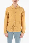 Corneliani Cc Collection O.wear Nylon Jacket With Silver Buttons In Yellow