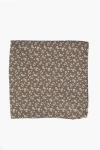 Corneliani Cc Collection Paisley Patterned Silk Pocket Square