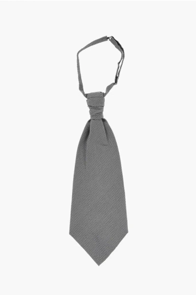 Corneliani Cc Collection Patterned Silk Ascot Tie