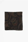 Corneliani Cc Collection Patterned Silk Pocket Square