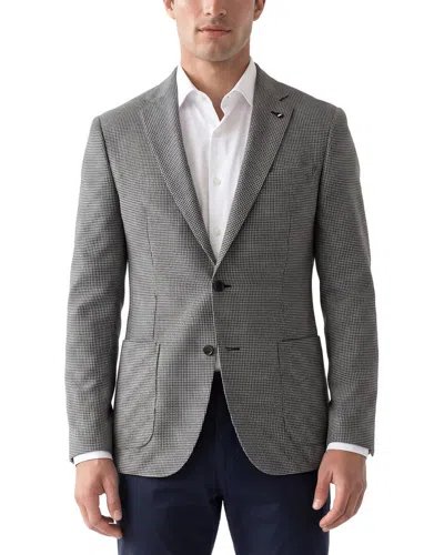 Corneliani Cc Collection Pied De Poule Wool Blazer In Multi