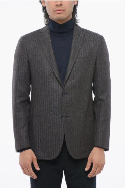 Corneliani Cc Collection Pinstriped Right Blazer