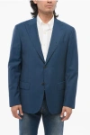 Corneliani Cc Collection Pistriped Suit With Peak Lapel