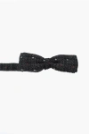 Corneliani Cc Collection Polka Dot Patterned Knitted Bow Tie