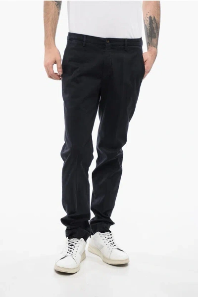 Corneliani Cc Collection Regular Fit Stretch Cotton Chino Pants