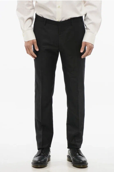 Corneliani Cc Collection Rip Stop Checked Wool And Silk Cerim.reset Pan