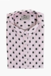 Corneliani Cc Collection Short-sleeved Scarab Shirt With Button-down Co Grösse 38