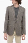 Corneliani Cc Collection Side Vents Notch Lapel Right 2-button Blazer