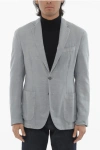Corneliani Cc Collection Side Vents Notch Lapel Unlined 2-button Blazer