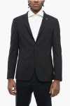 Corneliani Cc Collection Side Vents Notch Lapel Unlined 3-button Blazer